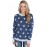 Navy All Over Star Sweatshirt